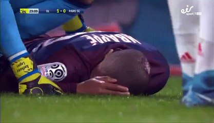 Mbappe Brutal Collision and Injury vs Anthony Lopes