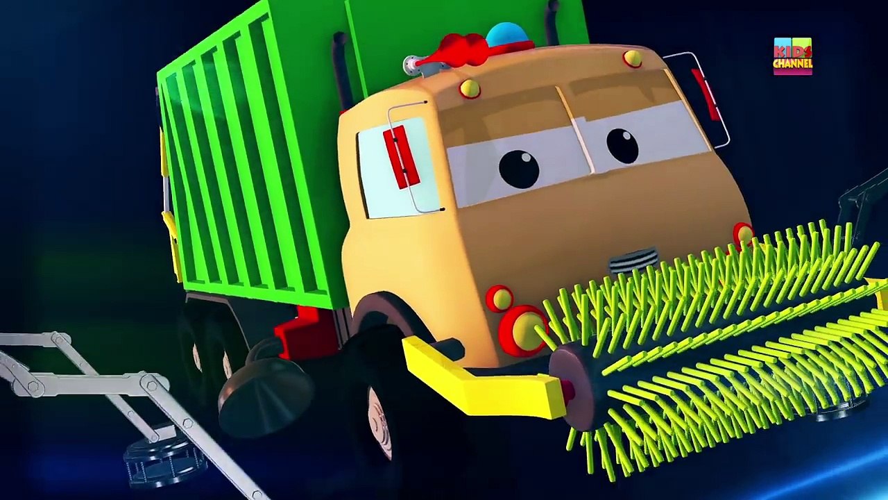 Road Rangers | Frank The Garbage Truck | Garbage Truck Song | Ep #14