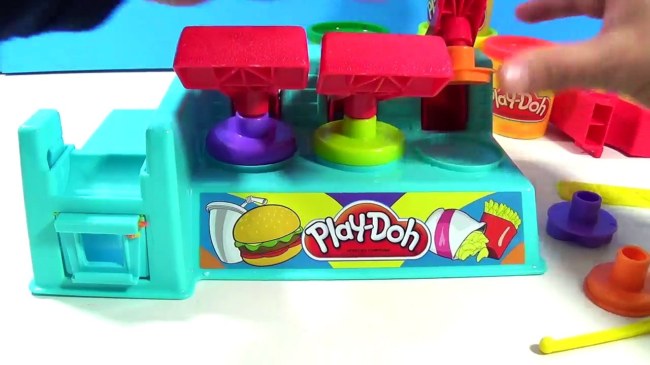 Play Doh Burger Builder Playset Make Your Own Play Dough Hamburgers and Fries Hard to Find!
