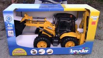Bruder Toy Trucks for Kids - UNBOXING JCB Backhoe - Dump Truck, Tractor Loader, Bulldozer