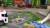 Garbage Trucks for Children: NYC Sanitation Truck Toy UNBOXING- Jack Jack Recycling LEGOs Playing