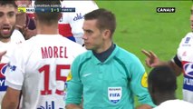 Dani Alves RED CARD vs. Lyon