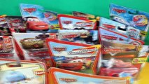 Huge Disney Cars Pixar Lightning McQueen Collection With Dinoco And Color Changers Lightning McQueen