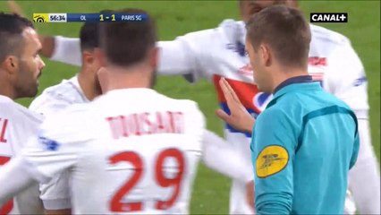 Dani Alves Crazy Red Card vs LYON!