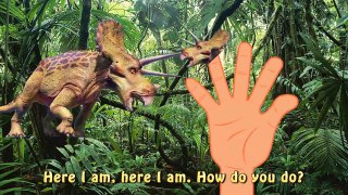 Finger Family Dinosaurs Collection Nursery Rhymes For Children and Babies Dino Attack