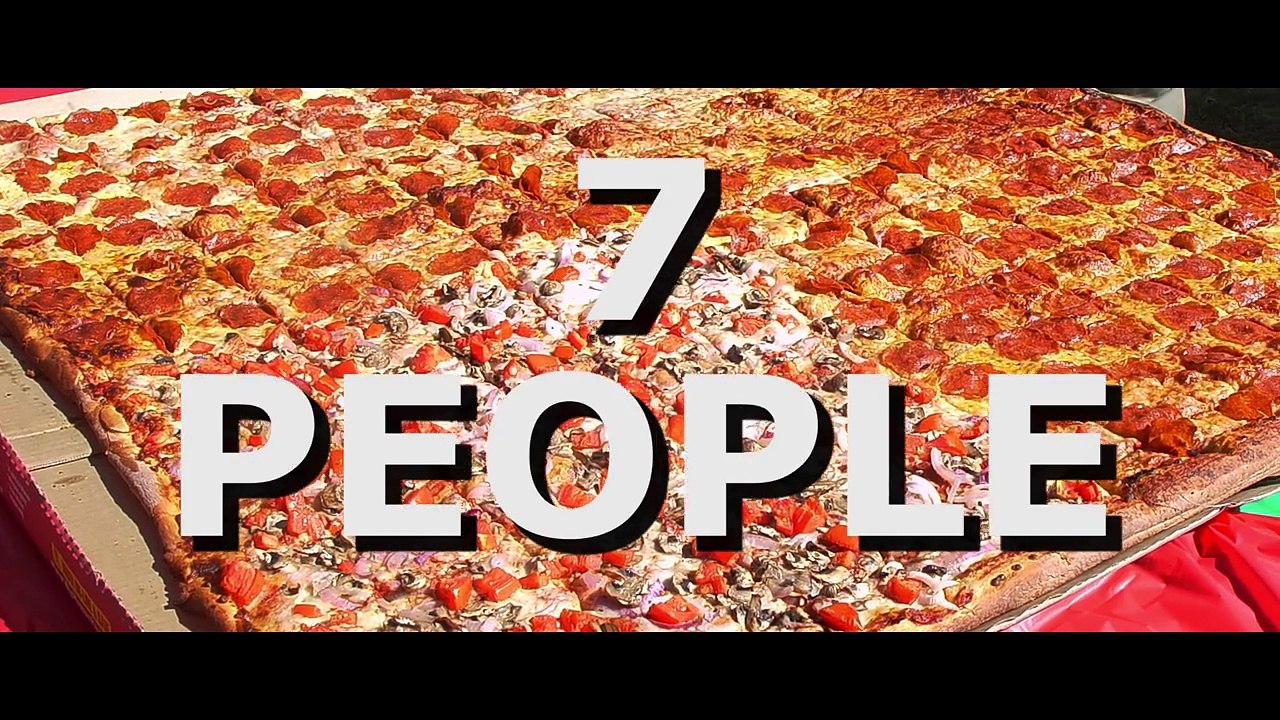 *WORLD RECORD* THE WORLDS LARGEST PIZZA
