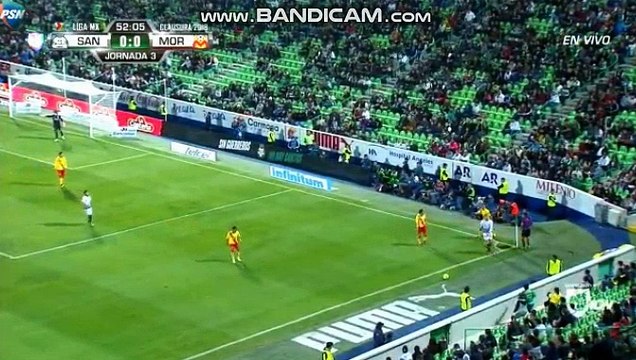 Jorge Djaniny Goal ~ Santos Laguna vs Monarcas Morelia 1-0