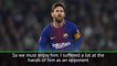 We must all enjoy Messi - Valverde