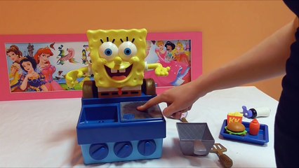 Little Kelly - Toys & Play Doh  - Spongebob Krabby Patty Maker ( Bikini Bottom, Patri