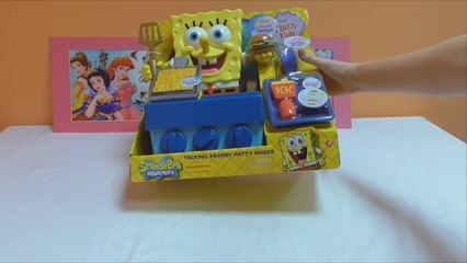 Little Kelly - Toys & Play Doh  - Spongebob Krabby Patty Maker ( Bikini Bottom, Patrick, Sp