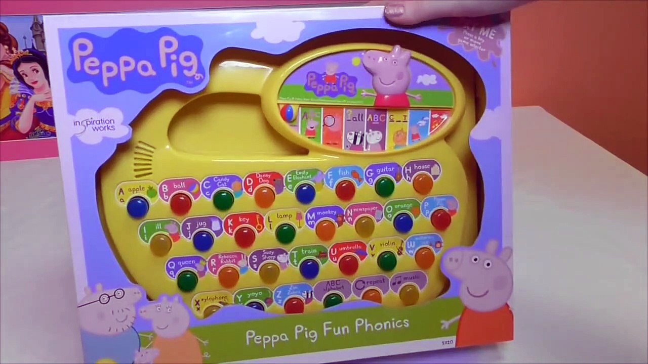 Little Kelly - Toys & Play Doh  - PEPPA PIG ALPHABET PIANO (Kids Fun, Peppa Pig)-oV