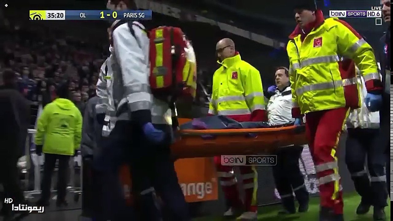 ملخص مباراة بااريس ساان جيرمان و ليون 2-1 - جنو...