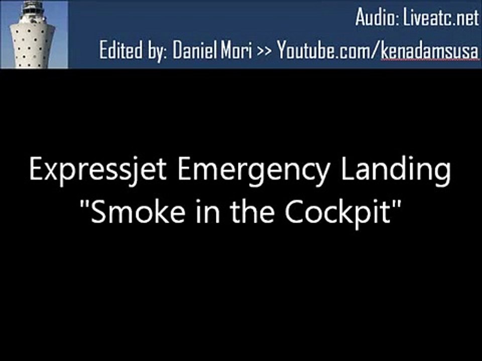 Smoke in the Cockpit: Expressjet Emergency Landing in Chicago (ATC Recording)