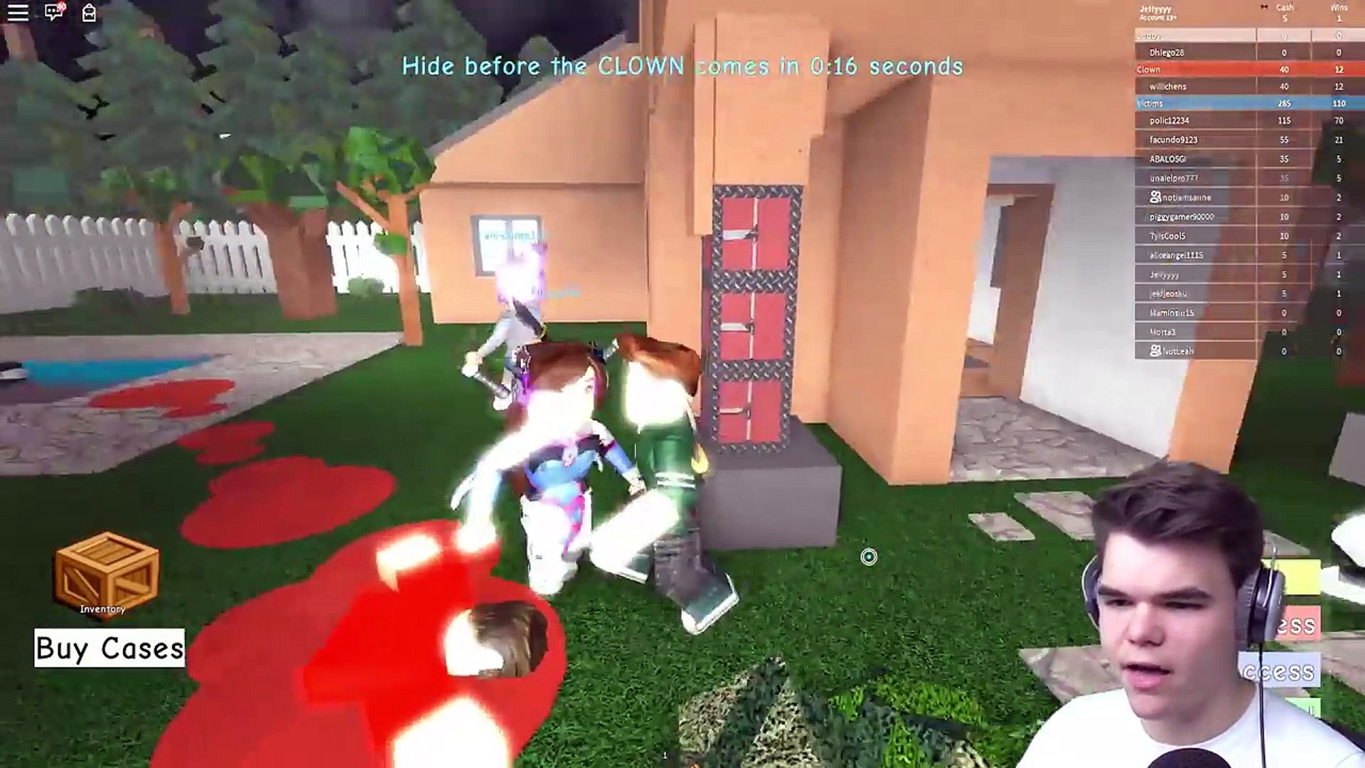 Hide From The Angry Clown Roblox Dailymotion Video - obby roblox jelly