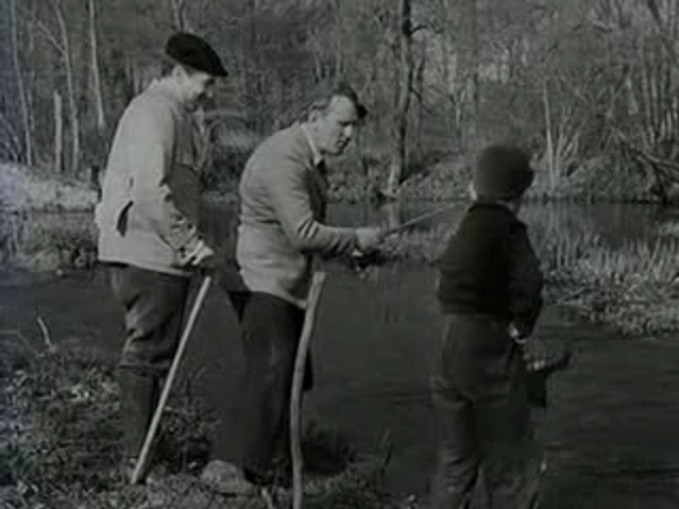 Bourvil Louis De Funes Le garde peche a la truite