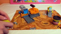 Little Kelly - Toys & Play Doh  - DIGGIN' RIGS Play Doh Toys! (play doh, play doh construc
