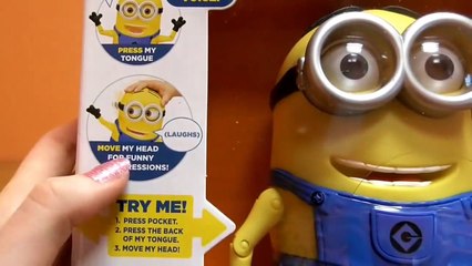 Little Kelly - Toys & Play Doh  - Minion Dave Talking Action Figure (DESPICABLE ME)-kE6EnV