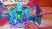 Little Kelly - Toys & Play Doh  - FROZEN ICE CASTLE (Elsa, Olaf, Princess Castle )-l