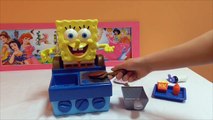 Little Kelly - Toys & Play Doh  - Spongebob Krabby Patty Maker ( Bikini Bottom, Patrick, Spongebob)