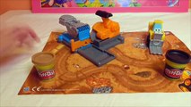 Little Kelly - Toys & Play Doh  - DIGGIN' RIGS Play Doh Toys! (play doh, play do