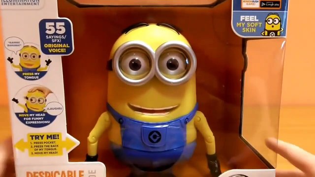 Little Kelly - Toys & Play Doh - Minion Dave Talking Action Figure (DESPICABLE ME)-kE6EnVDAeLk