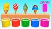 Learn Colors with Ice Cream for Kids - ABC Song Nursery Rhymes