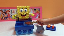 Little Kelly - Toys & Play Doh  - Spongebob Krabby Patty Maker ( Bikini Bottom, Patrick, Spongebob)