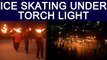 Shimla : Ice skating under scintillating lights in Himachal Pradesh, Watch Video | Oneindia News