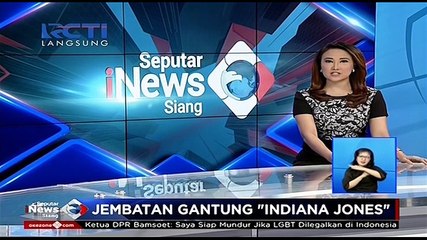 Jembatan "Indiana Jones" dari Lenteng Agung