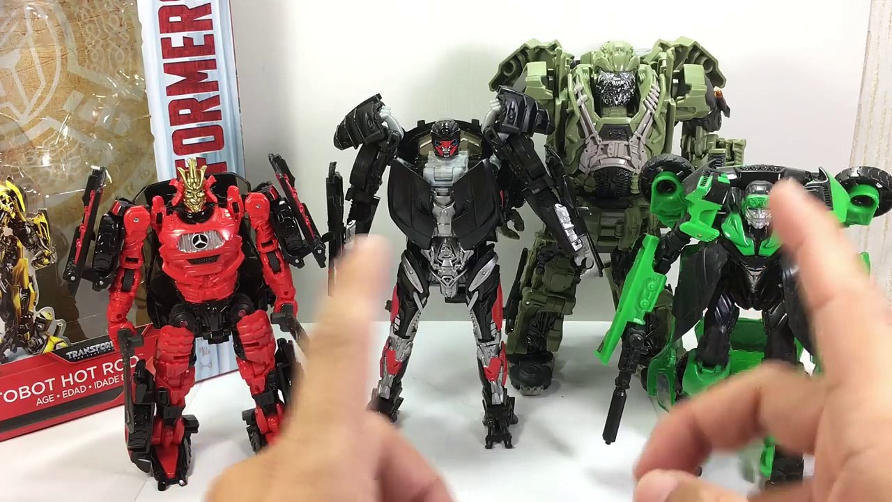 Transformers The Last Knight Deluxe Hot Rod Chefatron Toy Review