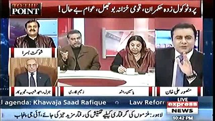 Intense Fight Between Shaukat Basra and Zaeem Qadri In Live Show