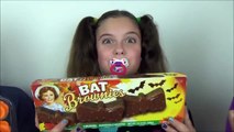 Bad Baby Eating Halloween Candy Gummy Treat Challenge Victoria Annabelle Toy Freaks Daddy Kids IRL