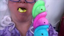 Toy Freaks - Freak Family Vlogs - Bad Baby Victoria Annabelle Granny Gummy Real Chocolate Bunny Easter Candy