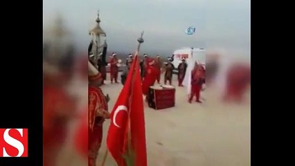 Mehter Takımından sınırın sıfır noktasındaki askerlere moral konseri