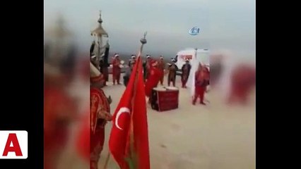 Mehter Takımından sınırın sıfır noktasındaki askerlere moral konseri