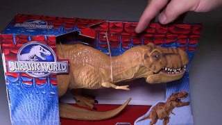 Unboxing: Jurassic World new Tyrannosaurus Rex with Chomping Jaws