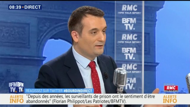 Les surveillants pénitentiaires ont le sentiment d'être totalement laissés pour compte , estime Florian Philippot
