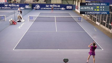 DIMITROVA vs OVROOTSKY - Les Petits As 2018