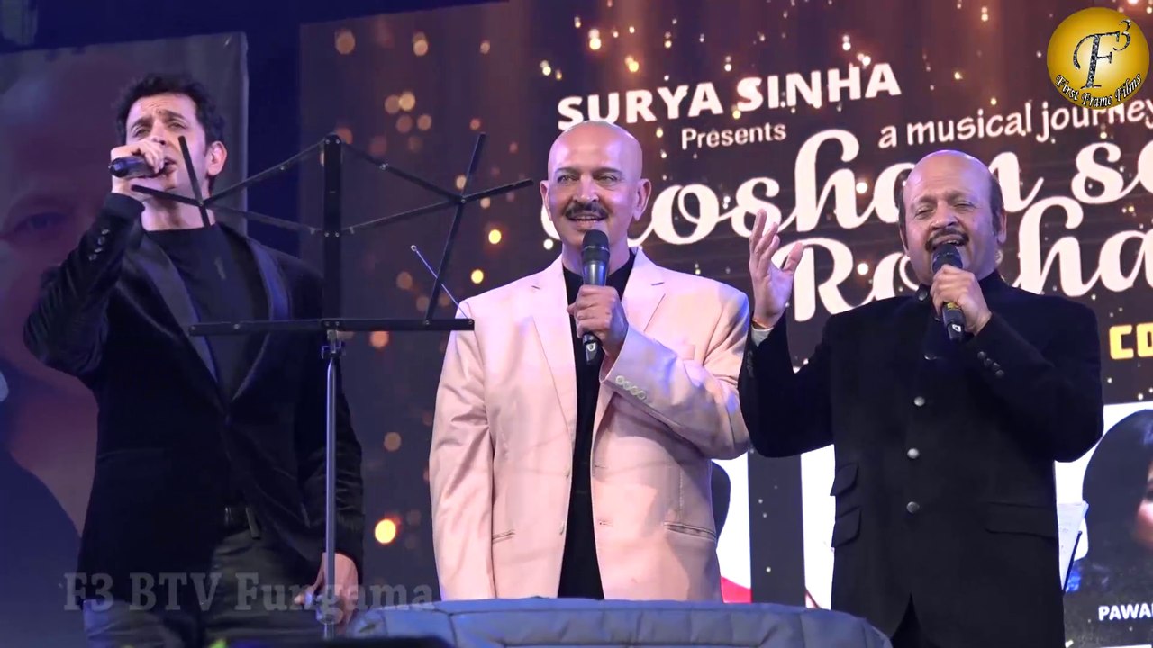 Hrithik Roshan, Rakesh Roshan, Rajesh Roshan At "Roshan Se Roshan Tak"