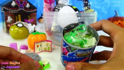 Huevo Sorpresa Gigante de Halloween o Dia de Brujas Calabaza Jack O Lantern Plastilina Play Doh Espa