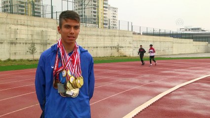 Futbol oynarken keşfedildi, atletizmde şampiyon oldu - GAZİANTEP