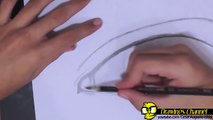 Desenhando olho realista - How to Draw a Realistic Eye