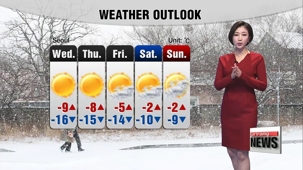 Snow tonight in Seoul, Gangwon Province  _ 012218