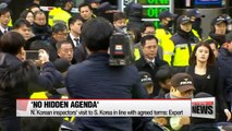 'No hidden agenda' behind N. Korean inspectors' visit to S. Korea