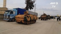 قوات تركية برية تدخل الاراضي السورية