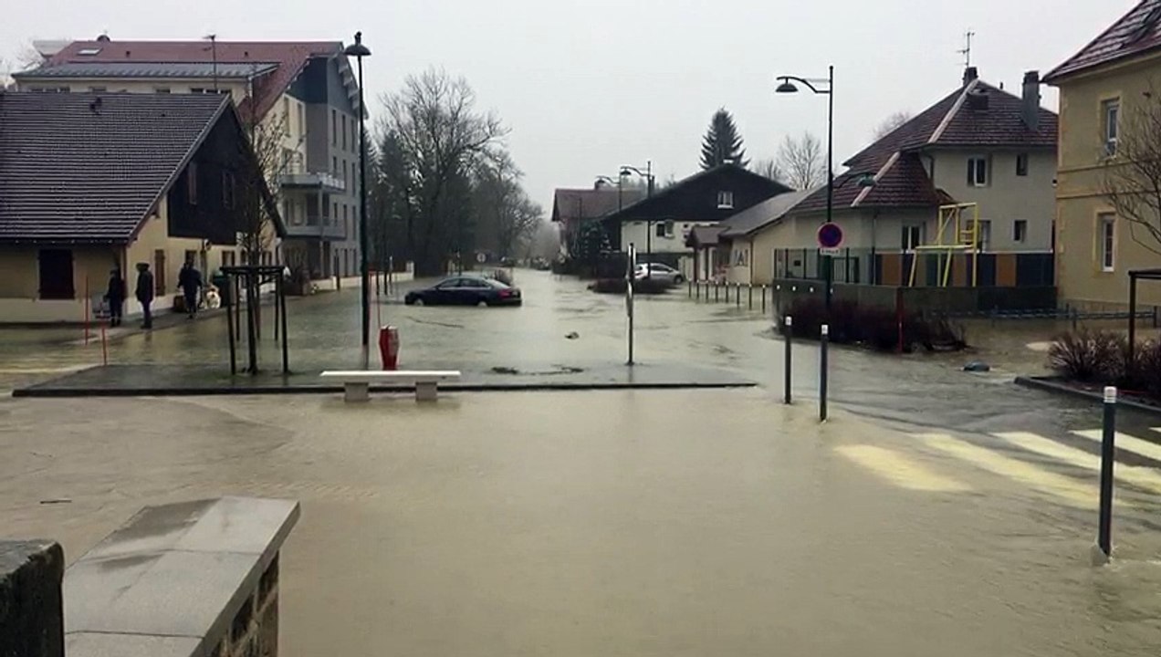 Haut-Doubs : deuxième vague d'inondations à Arçon près de Pontarlier