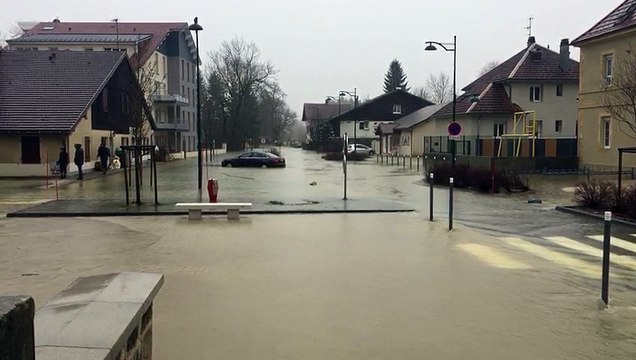 Haut-Doubs : deuxième vague d'inondations à Arçon près de Pontarlier
