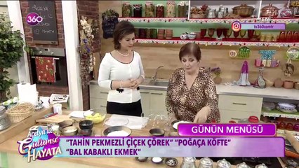 Pekmezli çiçek çörek