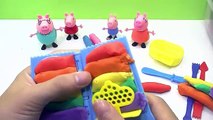 Play doh Ice Cream Shop playdough videos creations Peppa Pig Toys