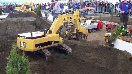 RC Trucks Construction Site Excavator Baustelle Bagger LKW ♦ Faszination Modellbau Friedrichshafen